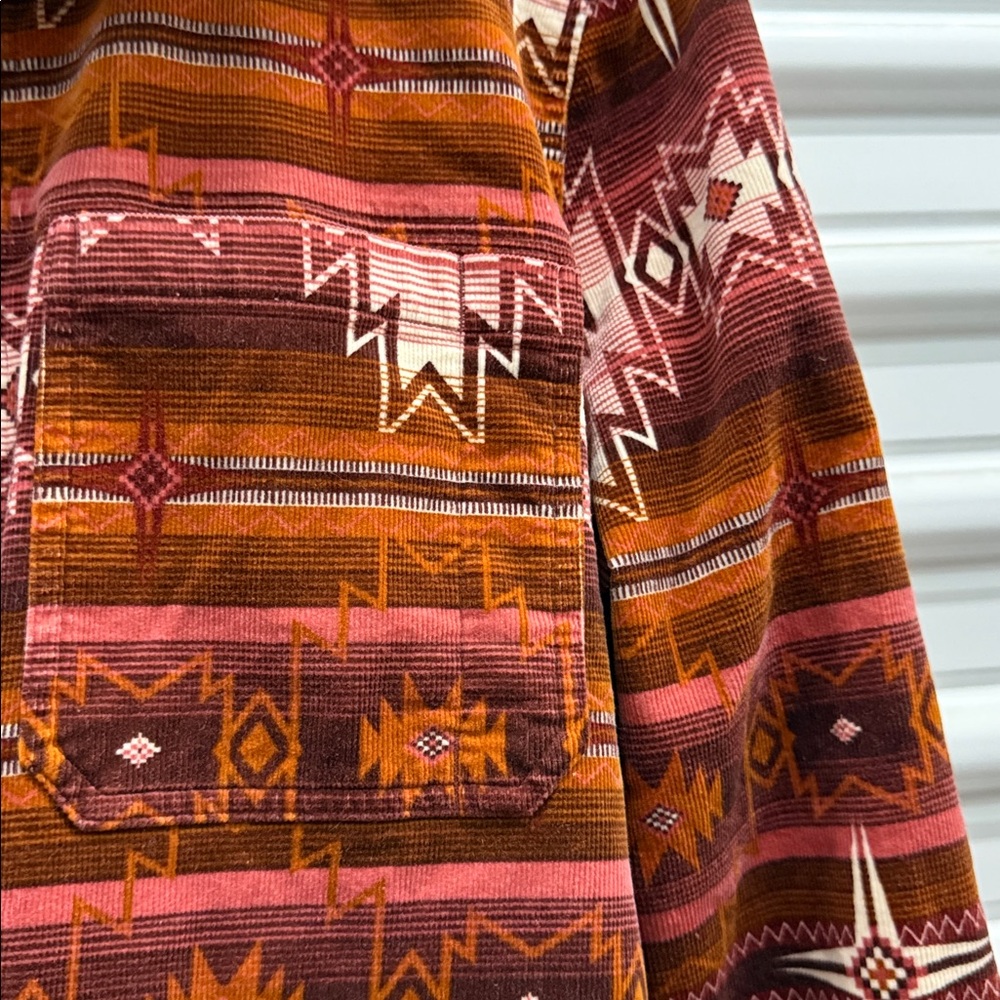 Shyanne Multicolor Aztec Utility Jacket - Picture 5 of 7